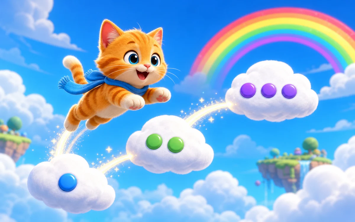 KITTY CLOUD HOP gameplay screenshot