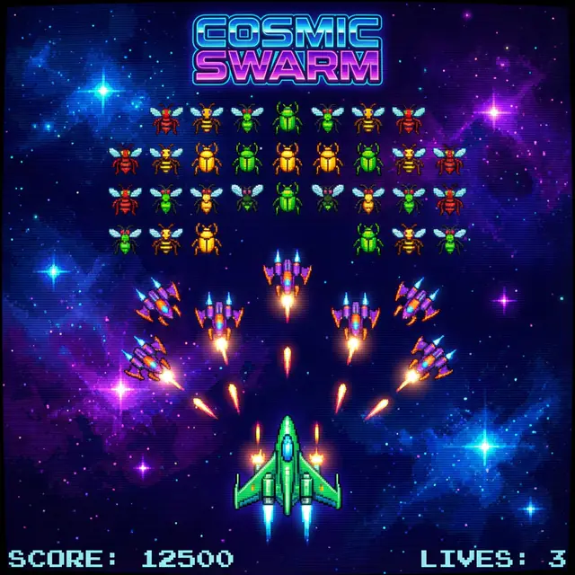 COSMIC SWARM gameplay preview